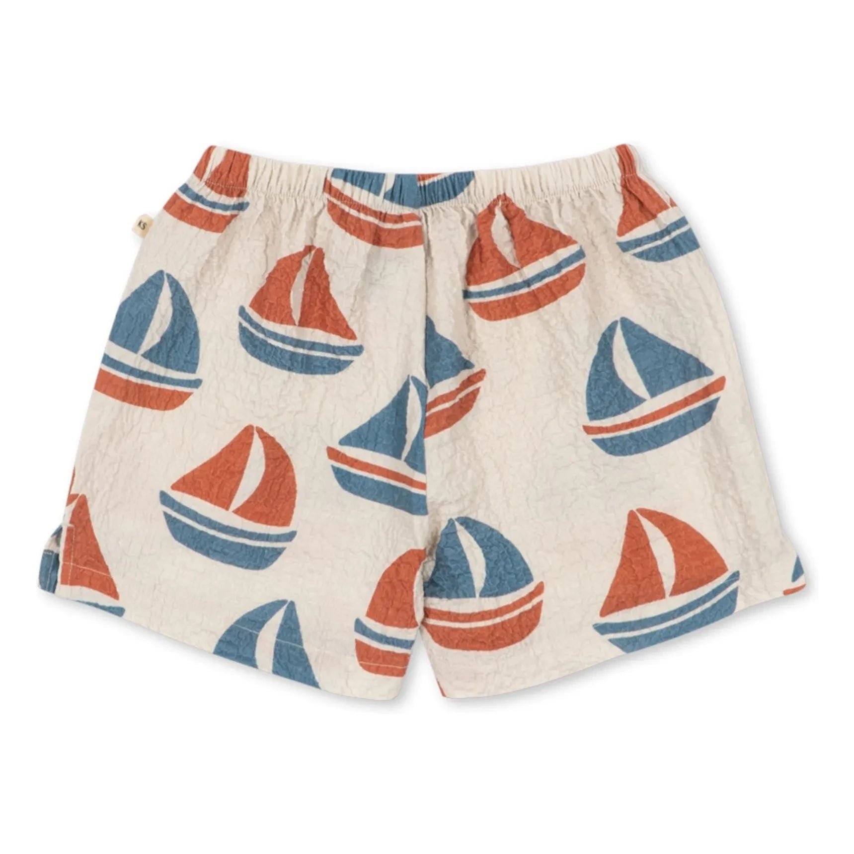 Konges Sløjd - Pantalones cortos Elliot Bateaux de algodón orgánico | Beige