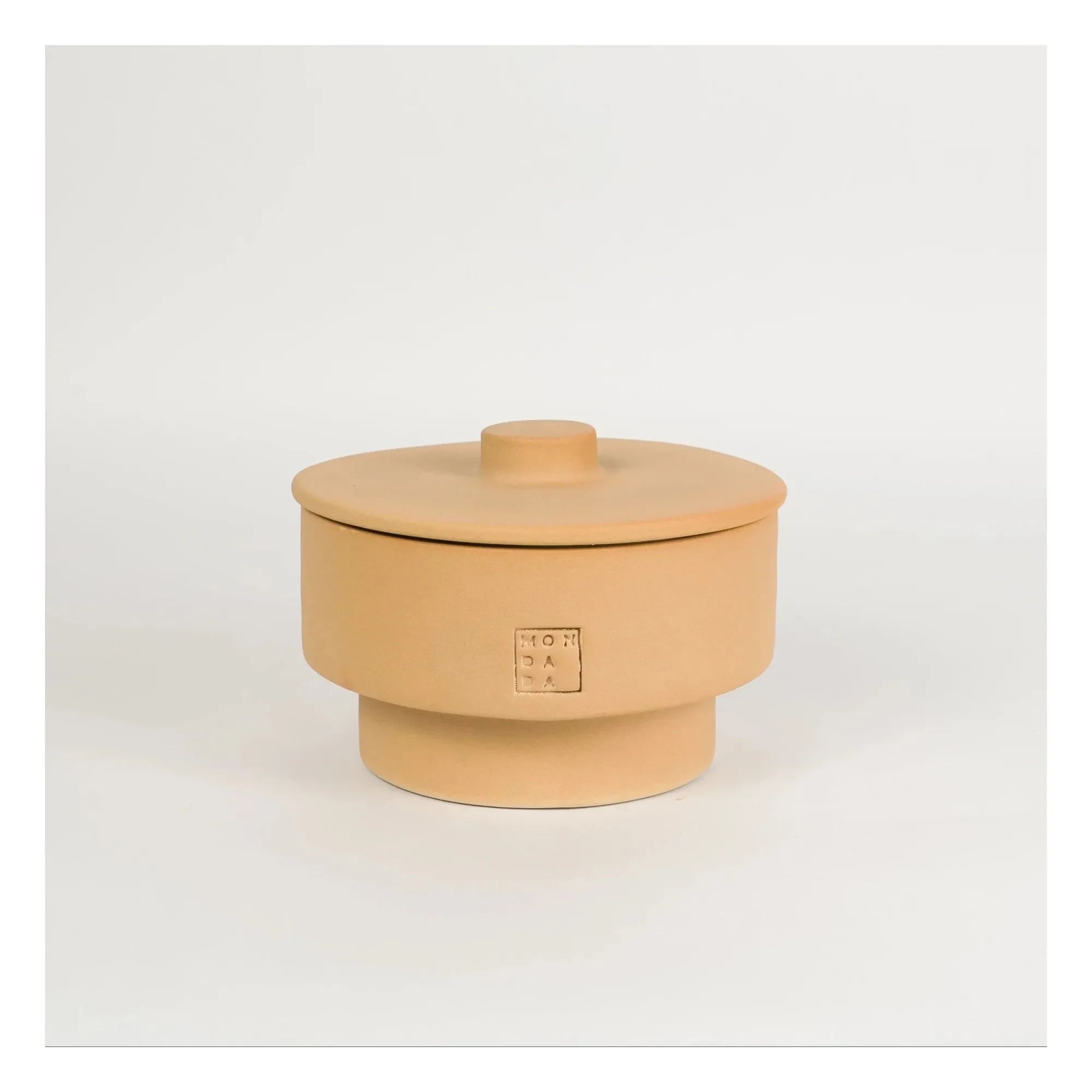 Mon Dada - Vela de exterior con tapa, aroma neutro June Ibiza Two | Terracota
