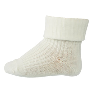 Mp Denmark - Calcetines de algodón acanalado | Blanco roto