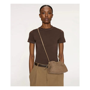 Mansur Gavriel - Bolso de mano Cloud Clutch | Color topo