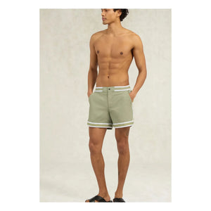 Ché Studios - Bañador Baller | Beige - Verde