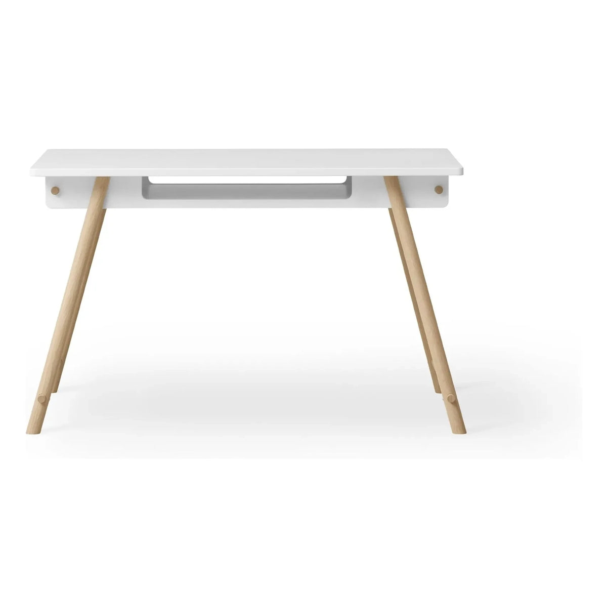 Oliver Furniture - Mesa Camp junior de roble | Blanco