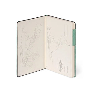 Legami - Cuaderno de Páginas en Blanco y Tapa Suave Monocromática - Jardín Botánico - Mi Cuaderno