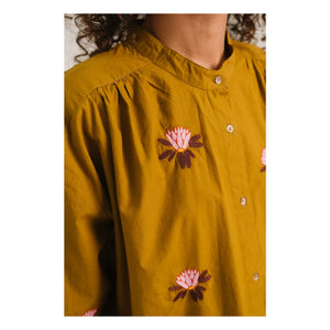 Sacrécoeur - Ella Broderies blusa | Verde