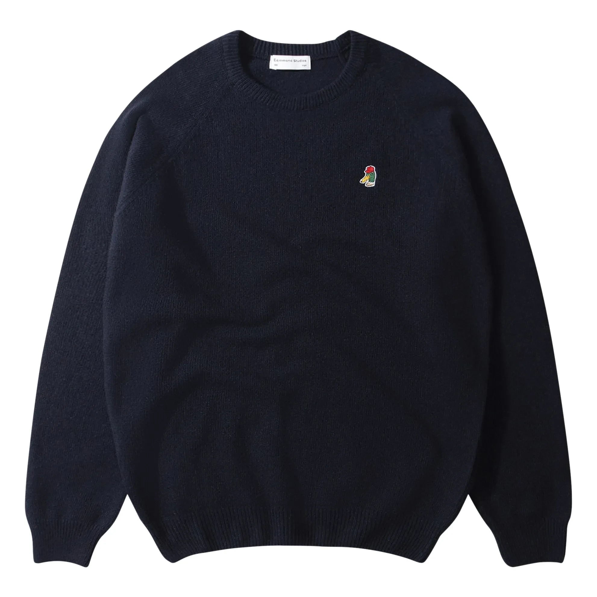 Edmmond Studios - Jersey de lana merino Light Special Duck | Azul marino