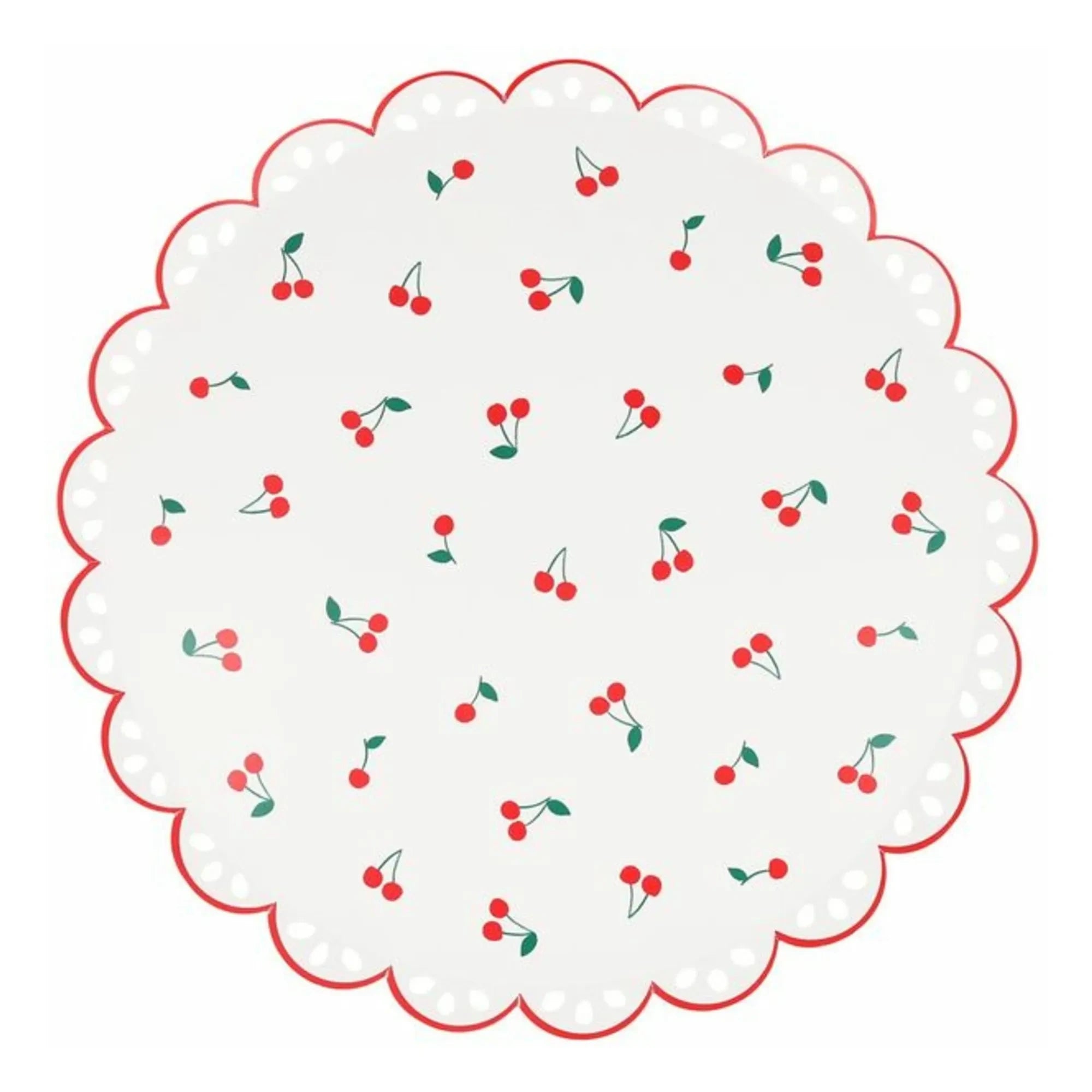 Meri Meri - Platos de cerezas - Juego de 8 unidades
