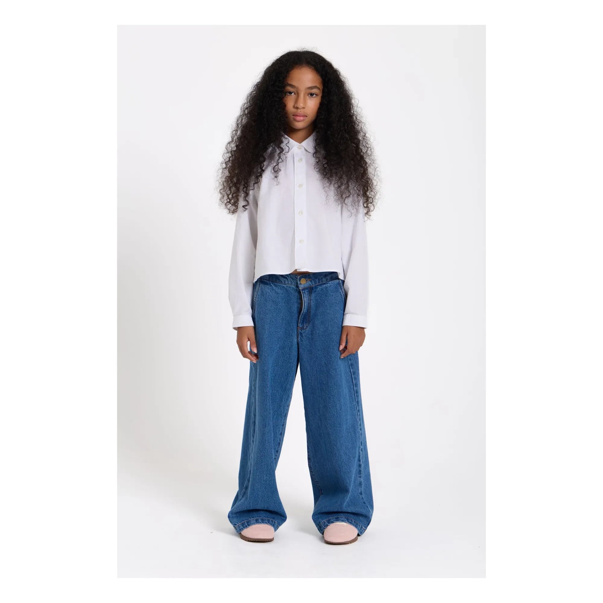 Smallable Kid - Camisa corta Clara | Blanco