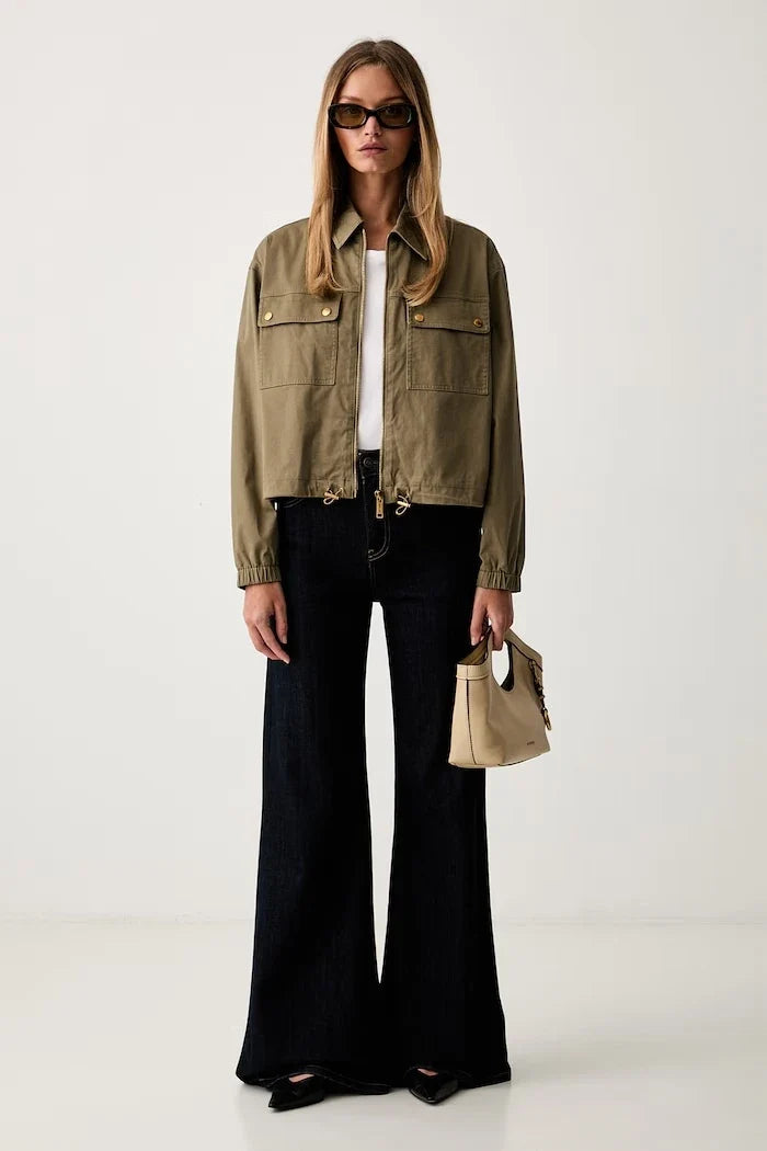 Chaqueta corta de mujer MICHAEL Michael Kors de algodón