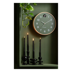 Present Time - Portavelas de doble aro Sparkle | Negro