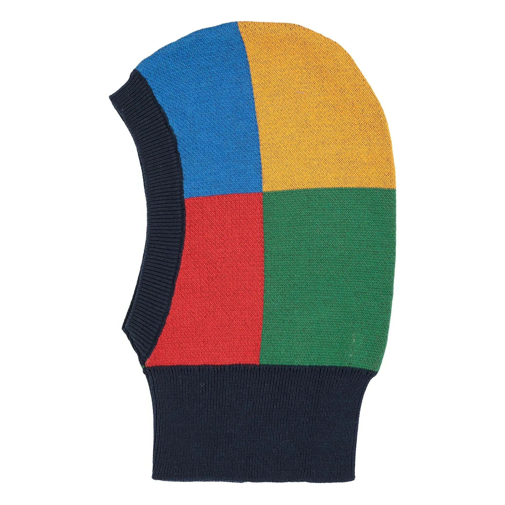 Bobo Choses - Balaclava cuadrado de algodón orgánico | Azul