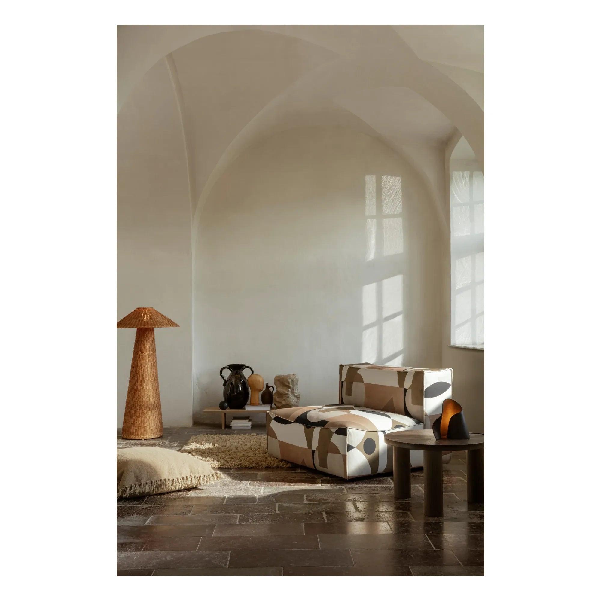 Ferm Living - Lámpara Dou Rattan