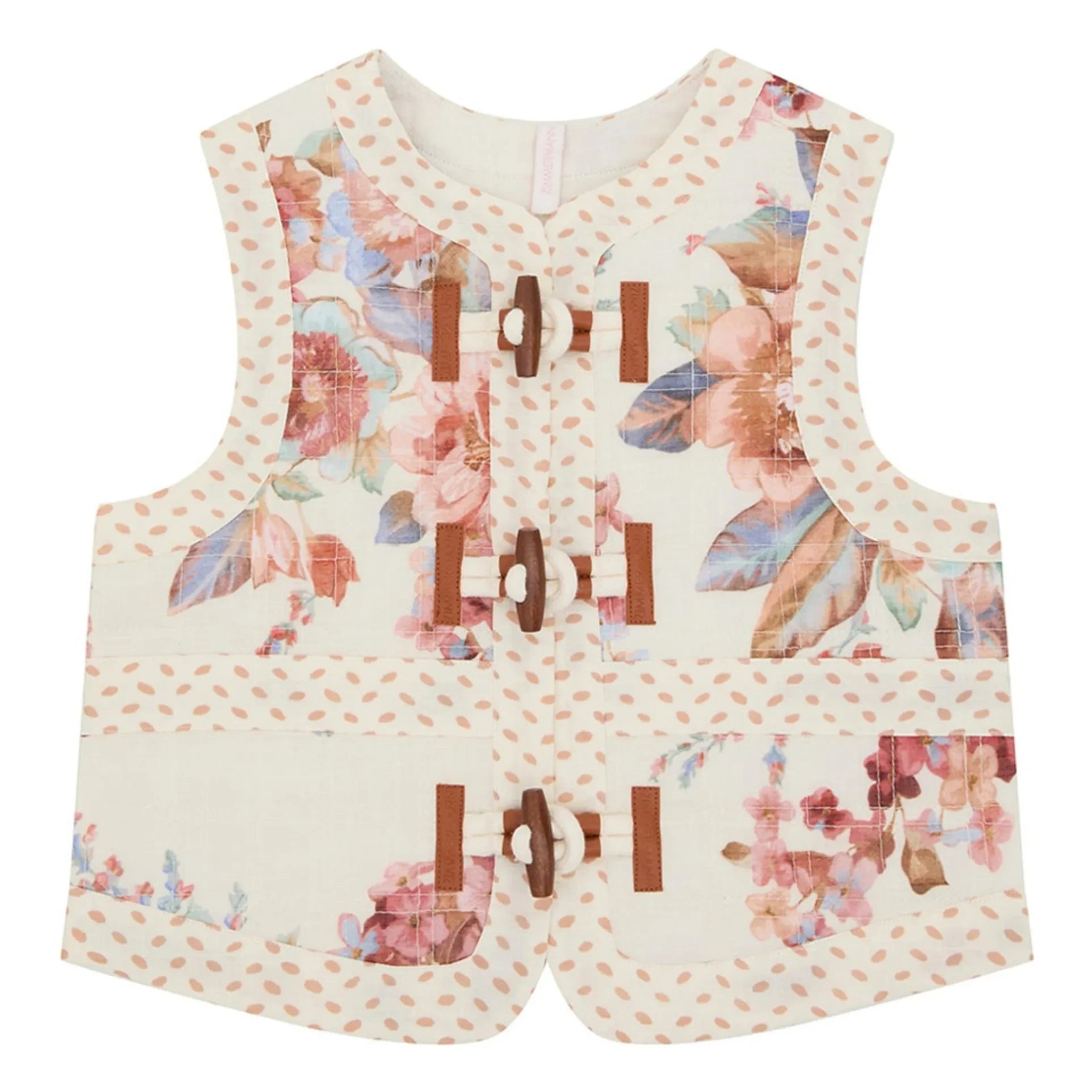 Zimmermann - Awaken Chaleco sin mangas con estampado floral | Crudo