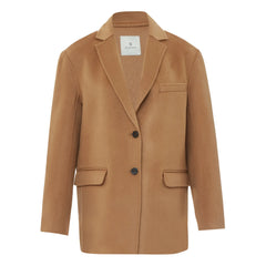 Anine Bing - Chaqueta de lana y cachemir Quinn | Pelo de camello