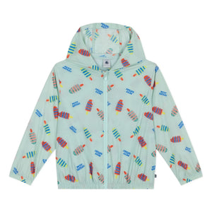 Petit Bateau - Cortavientos estampado floral | Blanco