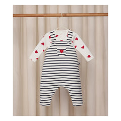 Petit Bateau - Conjunto de body y pijama | Blanco
