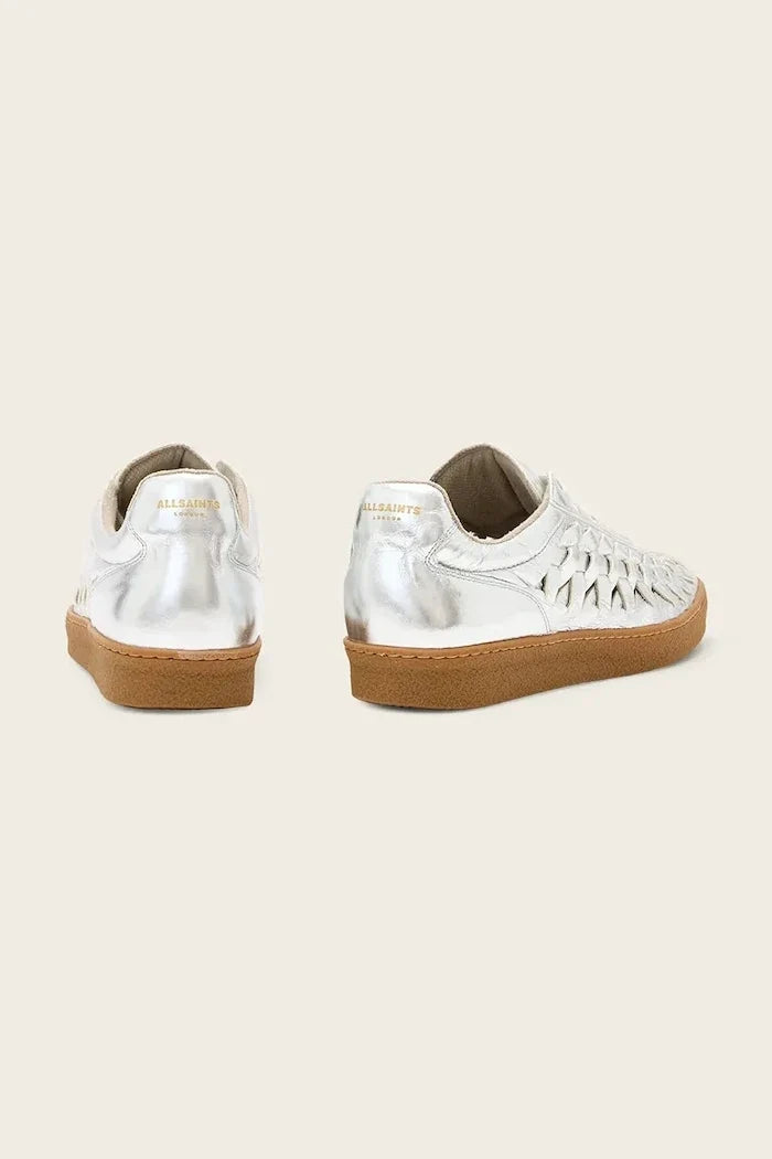 Deportivas de piel Velma Woven Sneaker para mujer de AllSaints