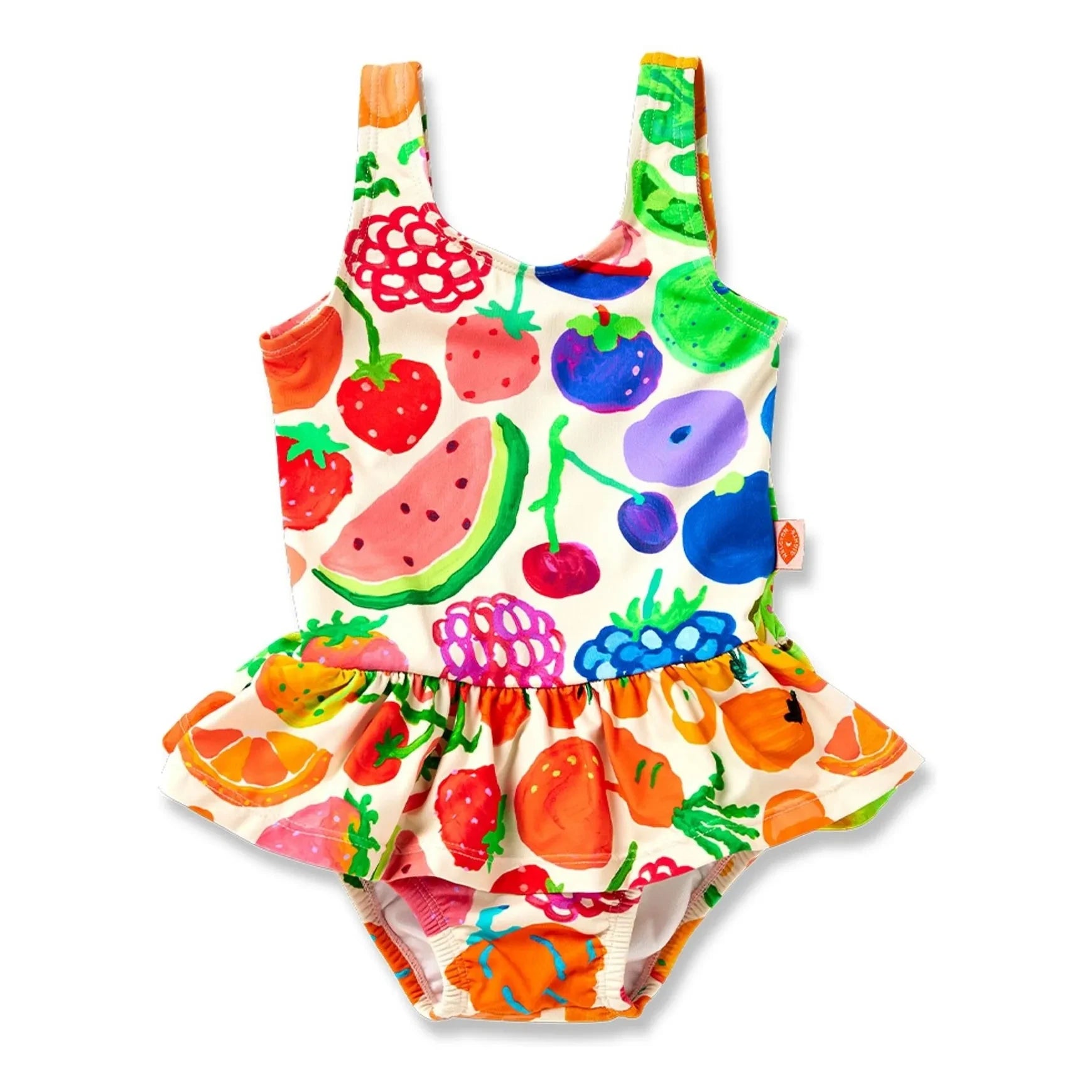 Halcyon Nights - Volante con frutas Mayo Fibra Reciclada | Crudo
