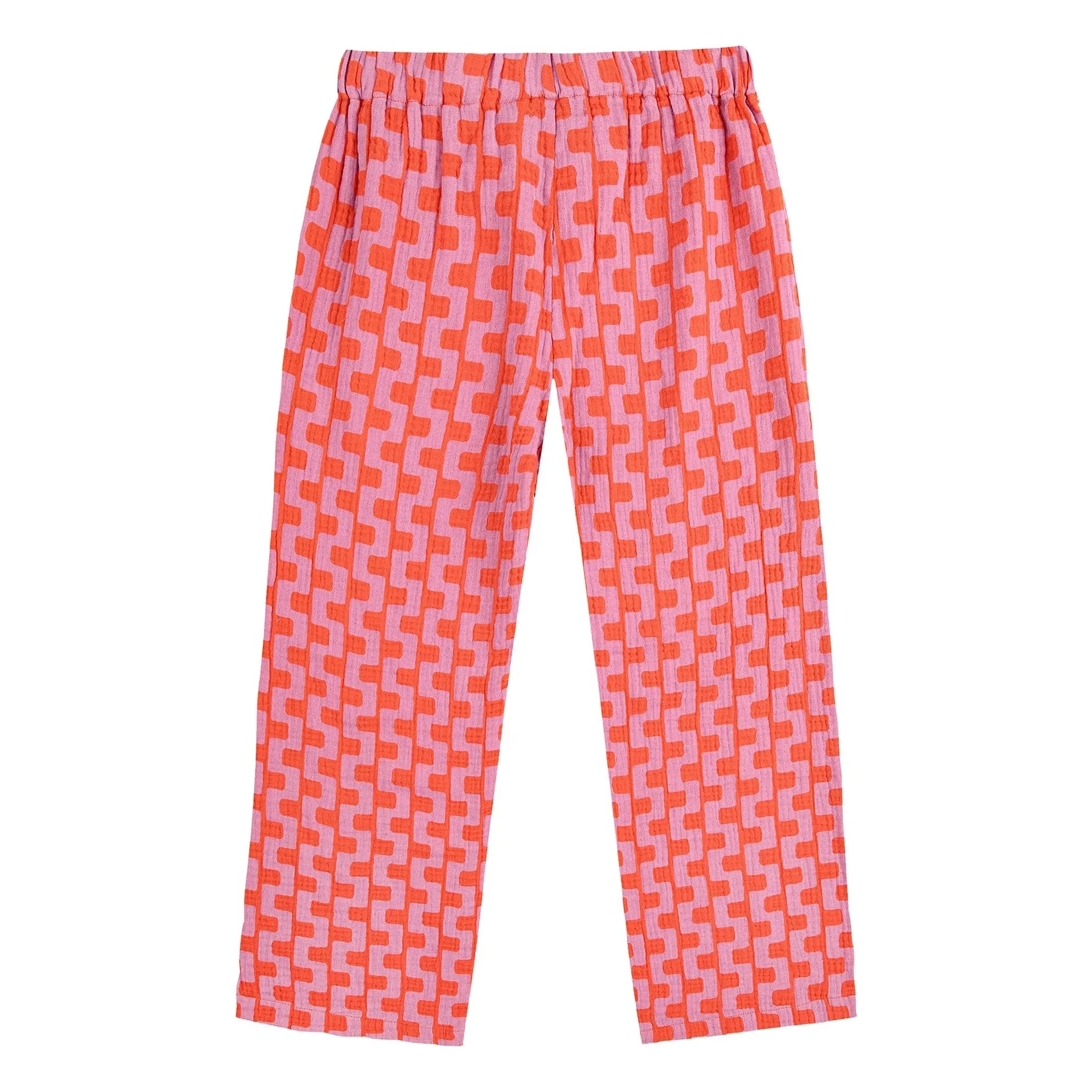 Bobo Choses - Pijama Chain Algodón Orgánico | Rosa