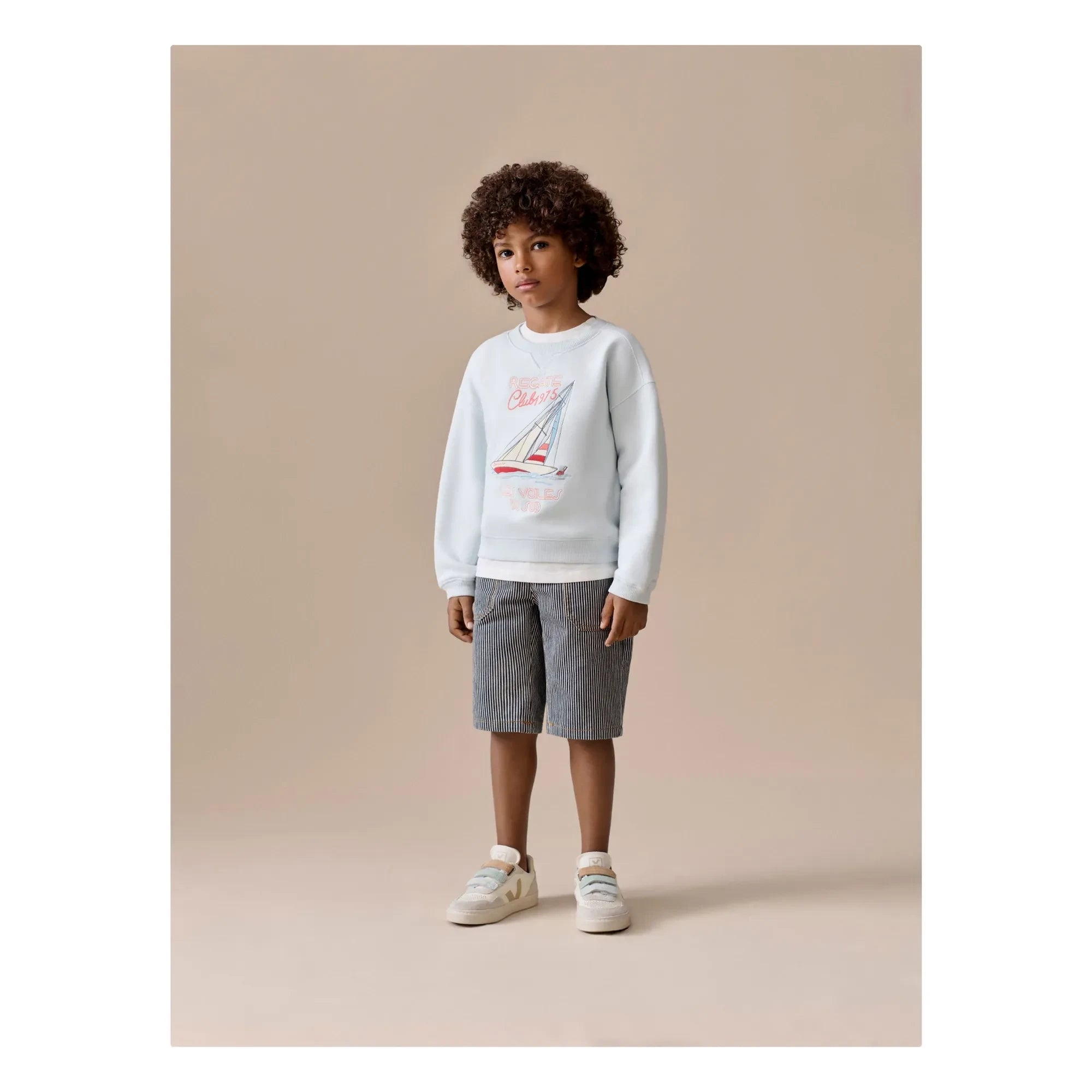 Bonpoint - Shorts de algodón orgánico Levon | Gris
