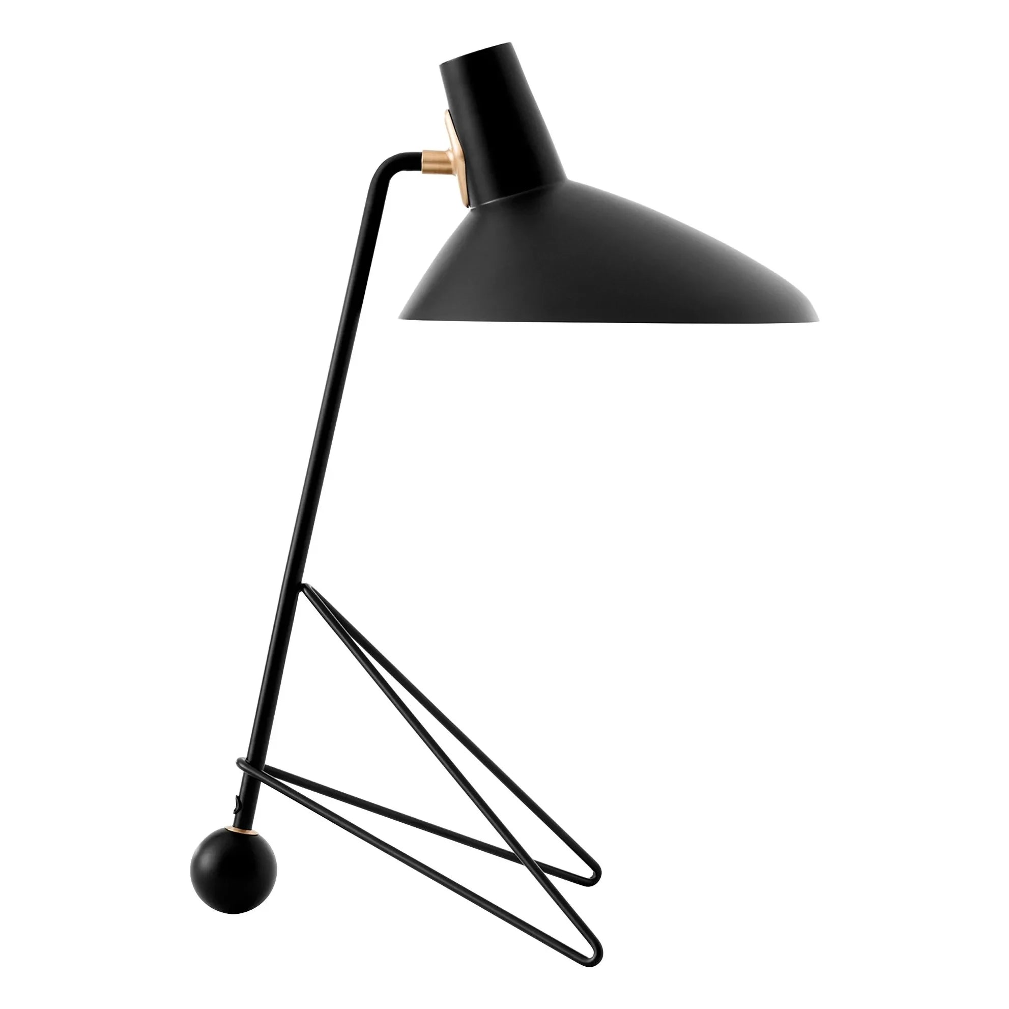 & Tradition - Lámpara de sobremesa HM9 Tripod, Hvidt & Mølgaard | Negra
