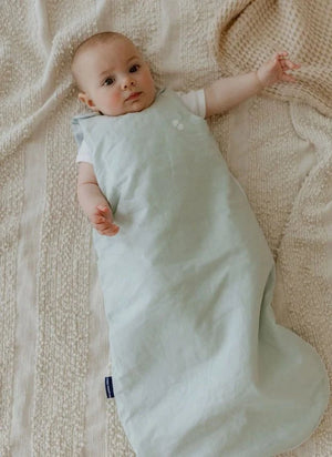 Les Petites Billes - Saco de Dormir de Vichy Reversible Multisazon | Agua Verde