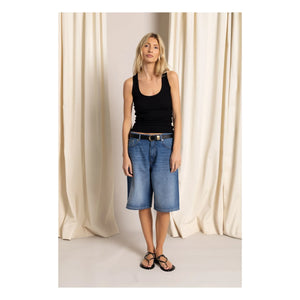 Smallable Mujer - Pantalones cortos vaqueros bermudas Paola | Vaquero azul