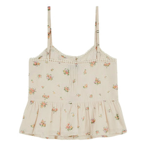 Emile et Ida - Top estampado de algodón orgánico | Crema