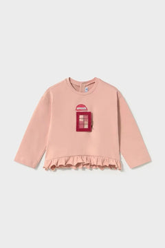 Blusa Mayoral de manga larga de algodón para niños