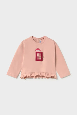 Blusa Mayoral de manga larga de algodón para niños