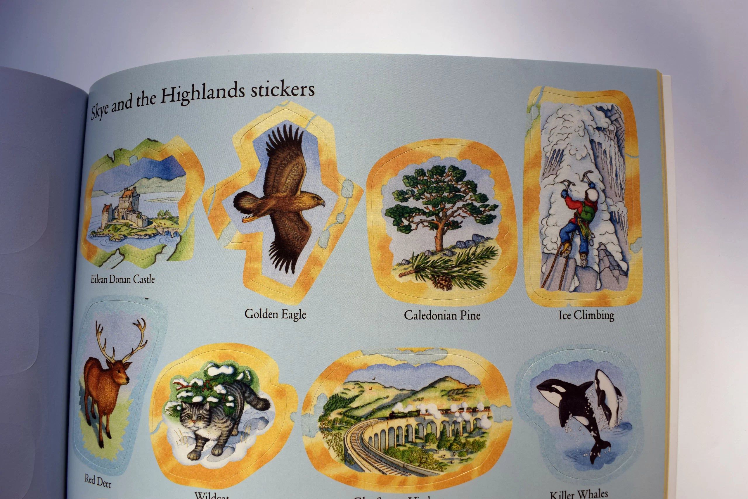 Birlinn - Atlas de pegatinas de Escocia