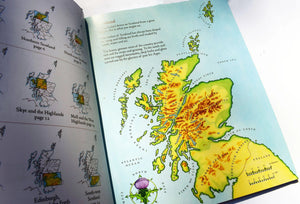 Birlinn - Atlas de pegatinas de Escocia