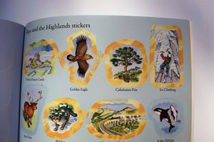Birlinn - Atlas de pegatinas de Escocia