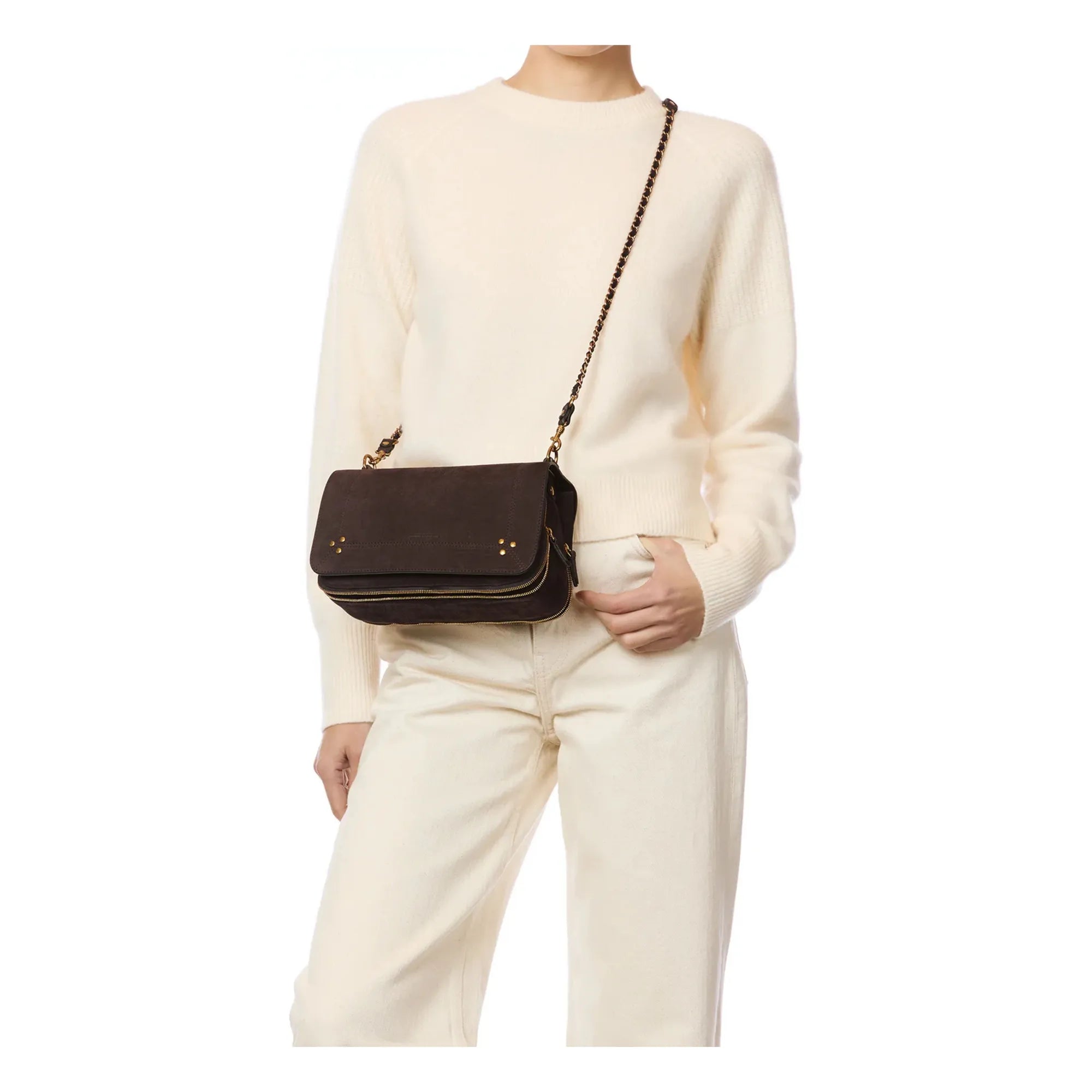 Jérôme Dreyfuss - Bolso Bobi Taurillon Estampado Croco | Honey