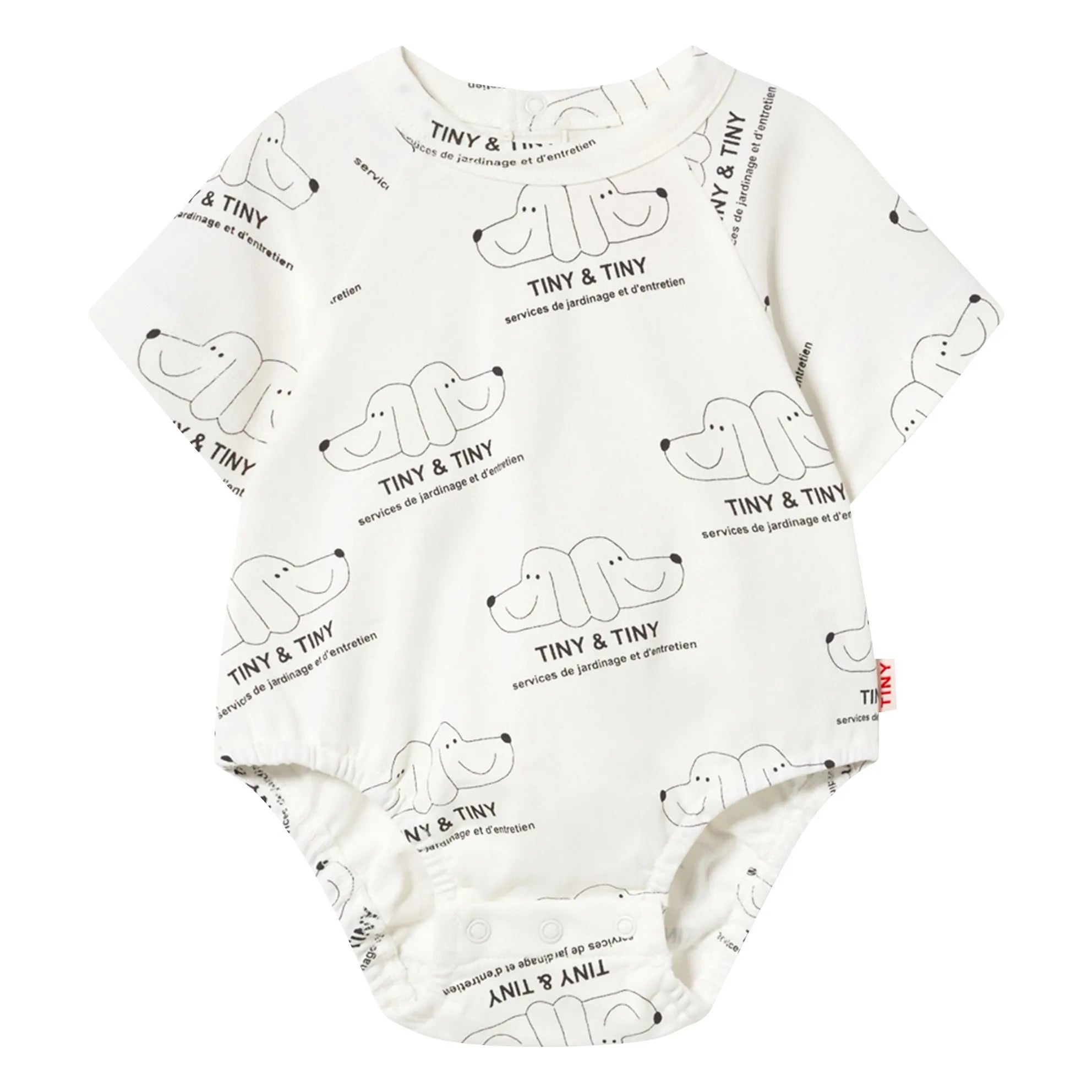 Tinycottons - Body Tiny & Tiny Algodón Orgánico | Blanco