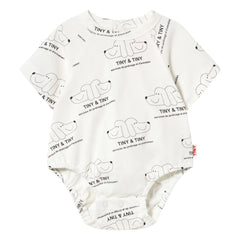 Tinycottons - Body Tiny & Tiny Algodón Orgánico | Blanco