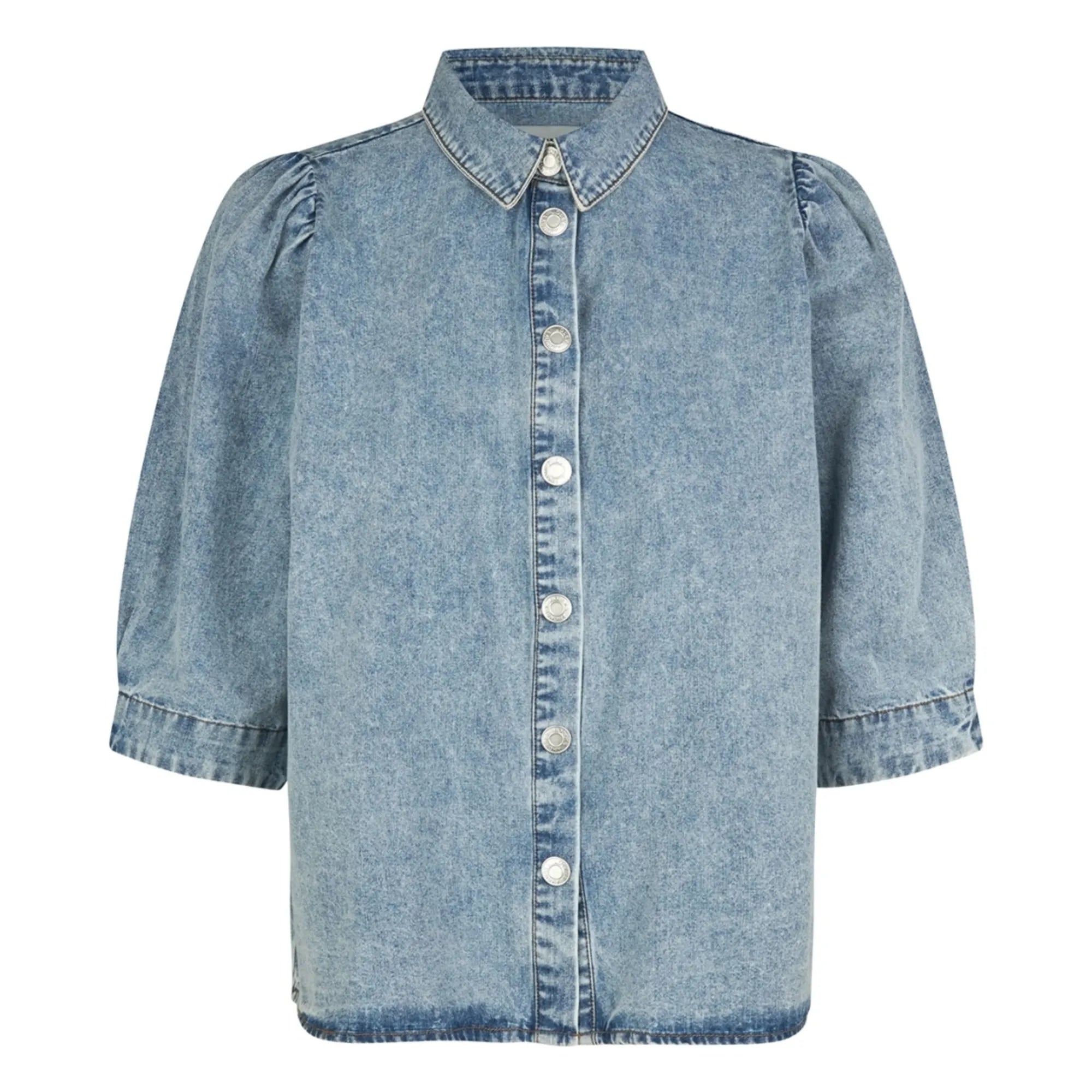 Lollys Laundry - Camisa vaquera Bono | Azul lavado