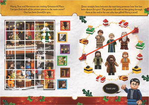 Buster Books - Lego Harry Potter Magical Christmas Libro de actividades e historias en inglés con figura de juguete