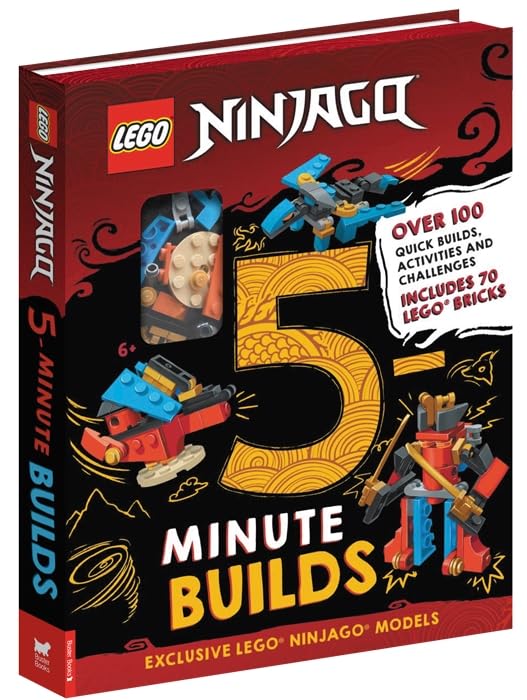 Buster Books - Libro de actividades e historias en inglés con figuras LEGO Ninjago