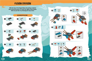 Buster Books - Libro de actividades e historias en inglés con figuras LEGO Ninjago