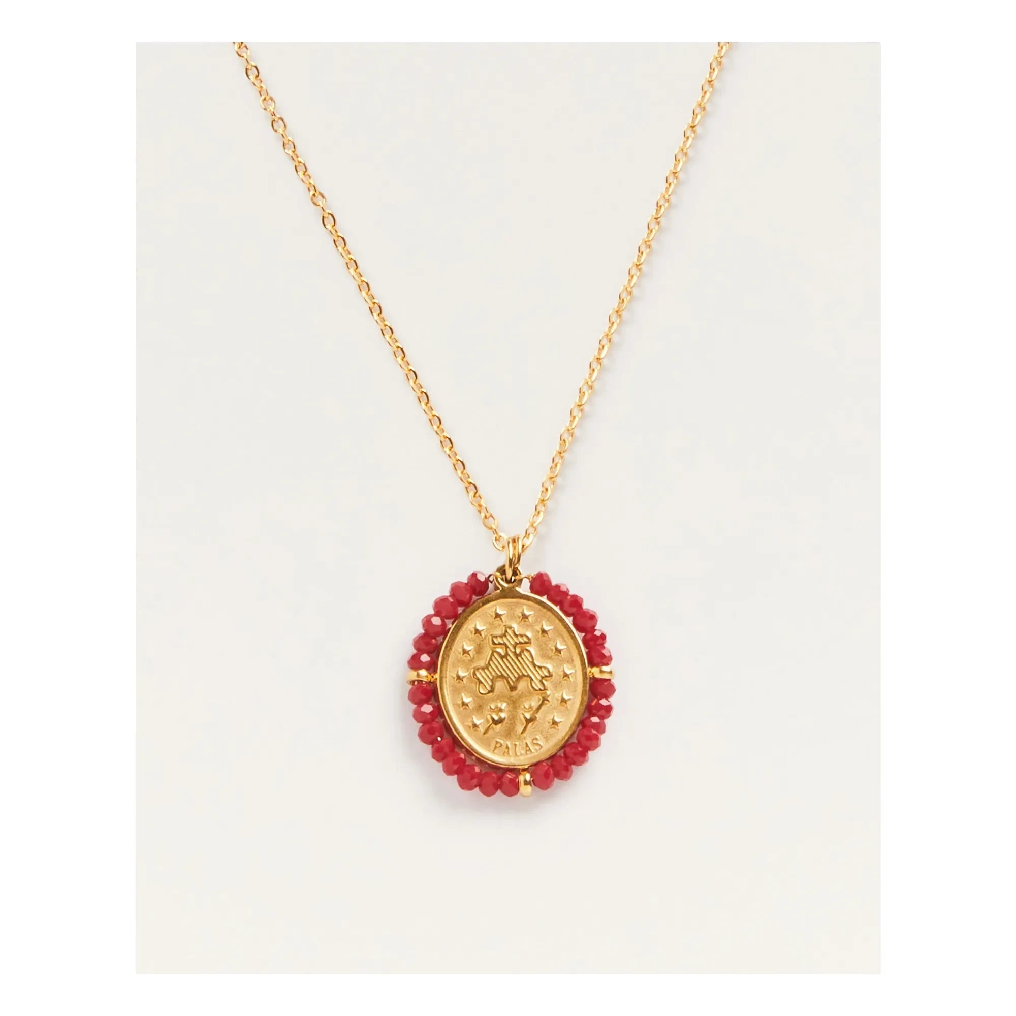 Collar Palas - Santa María | Rojo