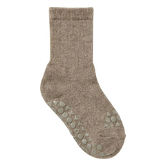GOBABYGO - Calcetines Antideslizantes de Lana Merino | Camel