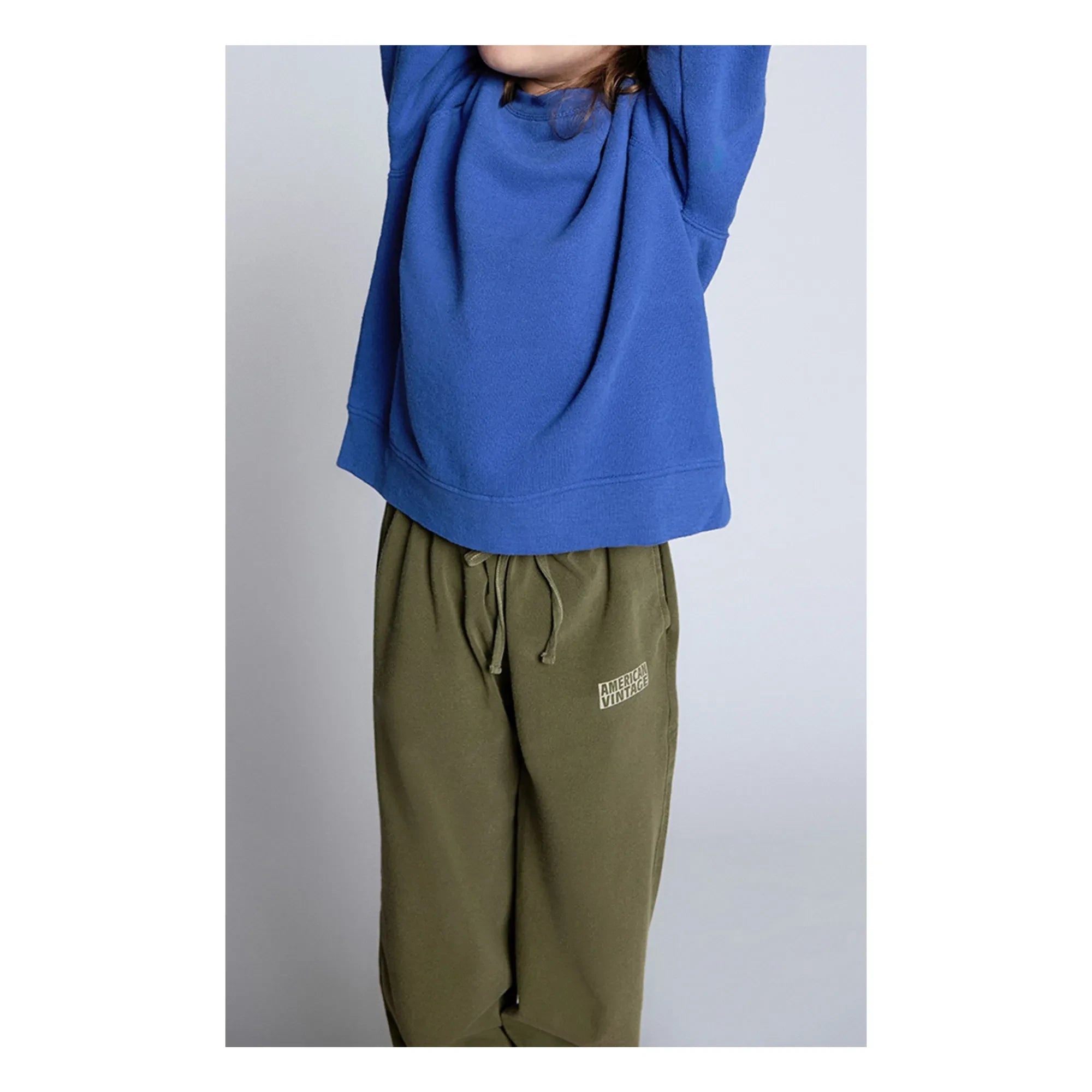 American Vintage - Sudadera raglán Atubay | Azul