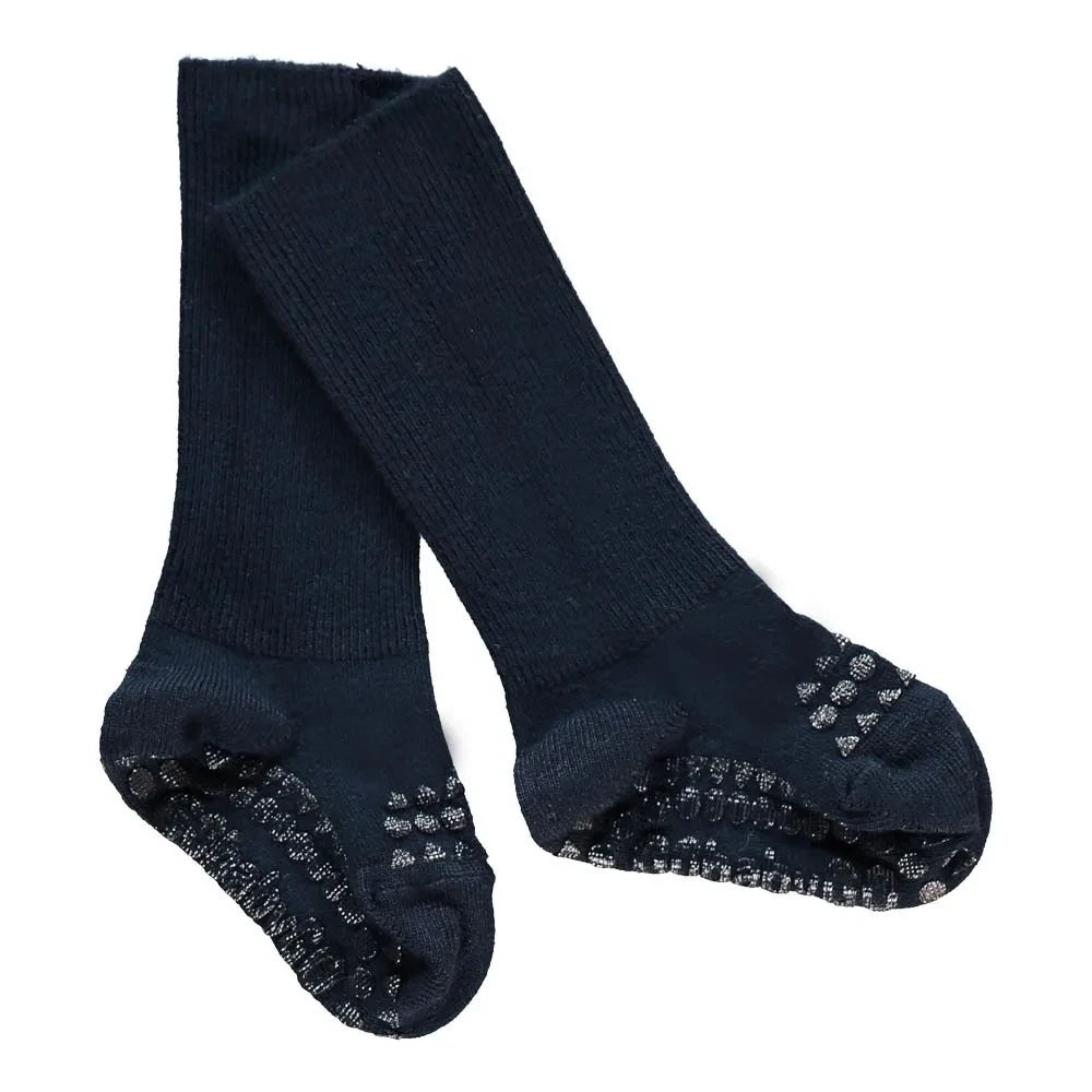 GOBABYGO - Calcetines de bambú antideslizantes | Azul Marino