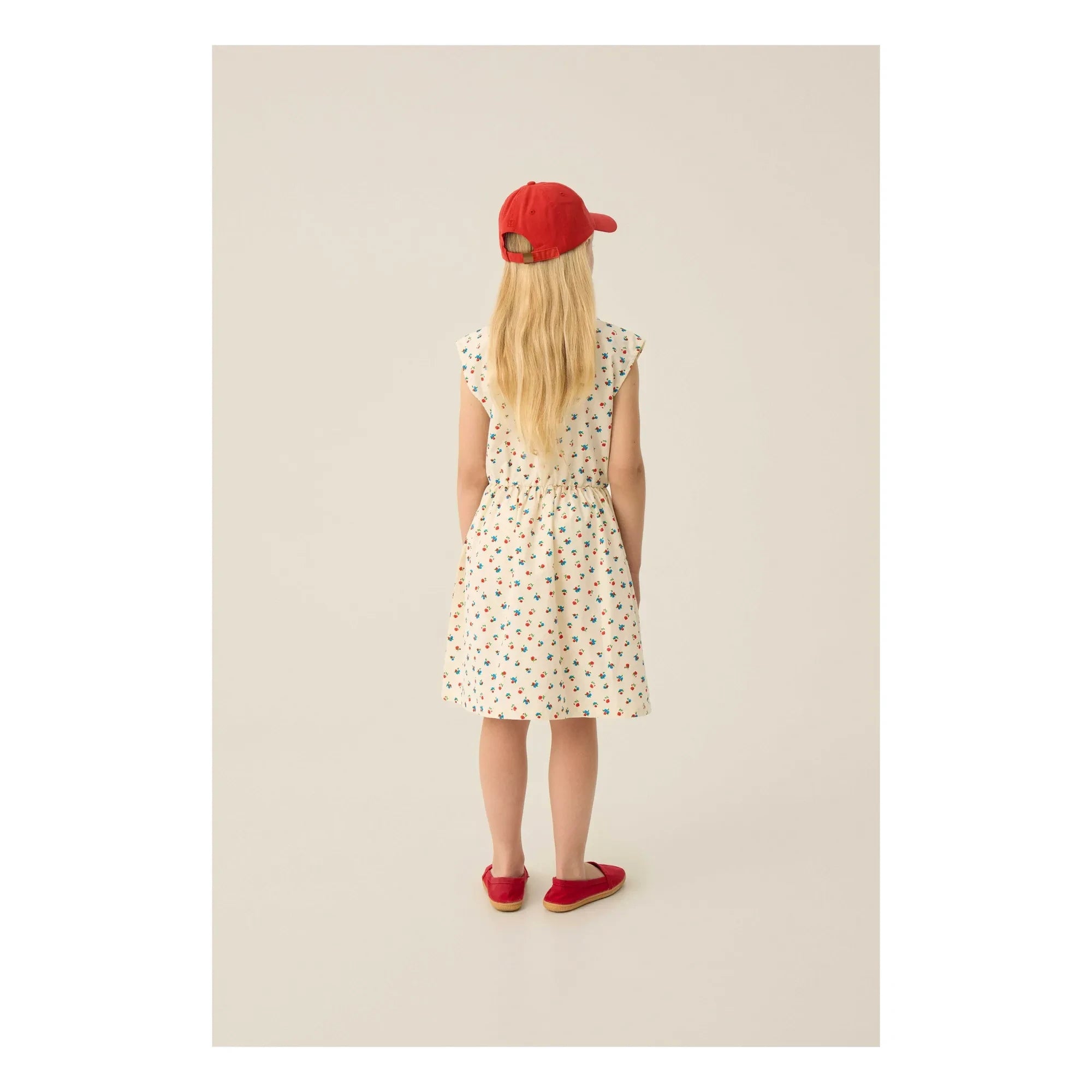The Campamento - Vestido largo con estampado floral | Crudo