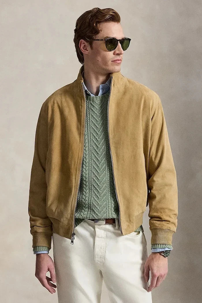 Chaqueta de transición de ante para hombre Polo Ralph Lauren