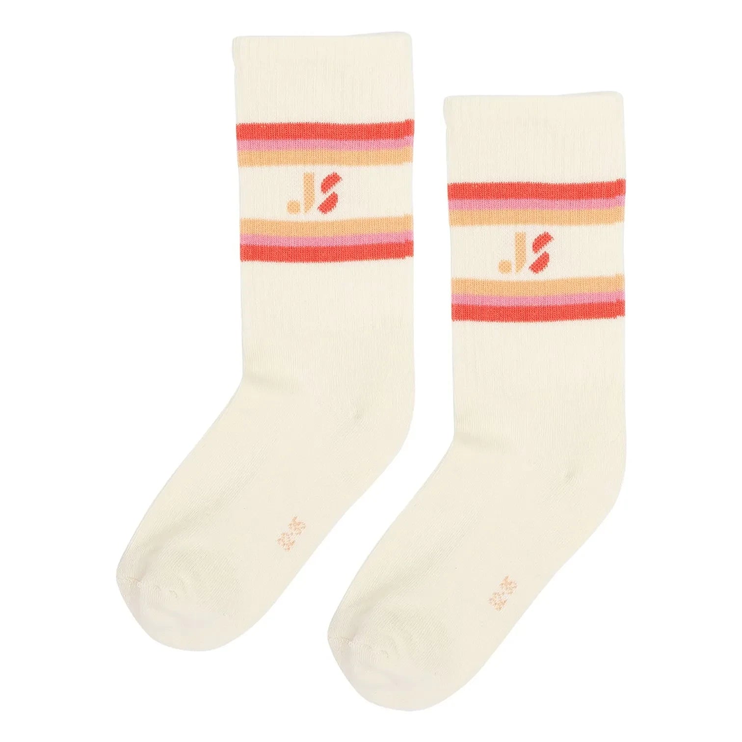 Jenest - Calcetines de algodón orgánico Js Sport | Crudo