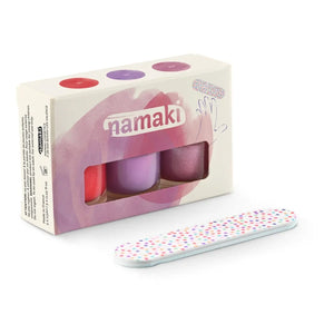 Namaki - Set de 3 esmaltes de uñas pelables | Rosa