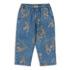 Konges Sløjd - Jeans Cheetahs Magot de Algodón Orgánico | Azul