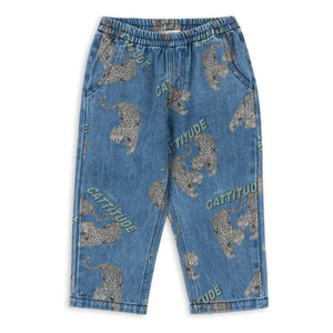 Konges Sløjd - Jeans Cheetahs Magot de Algodón Orgánico | Azul