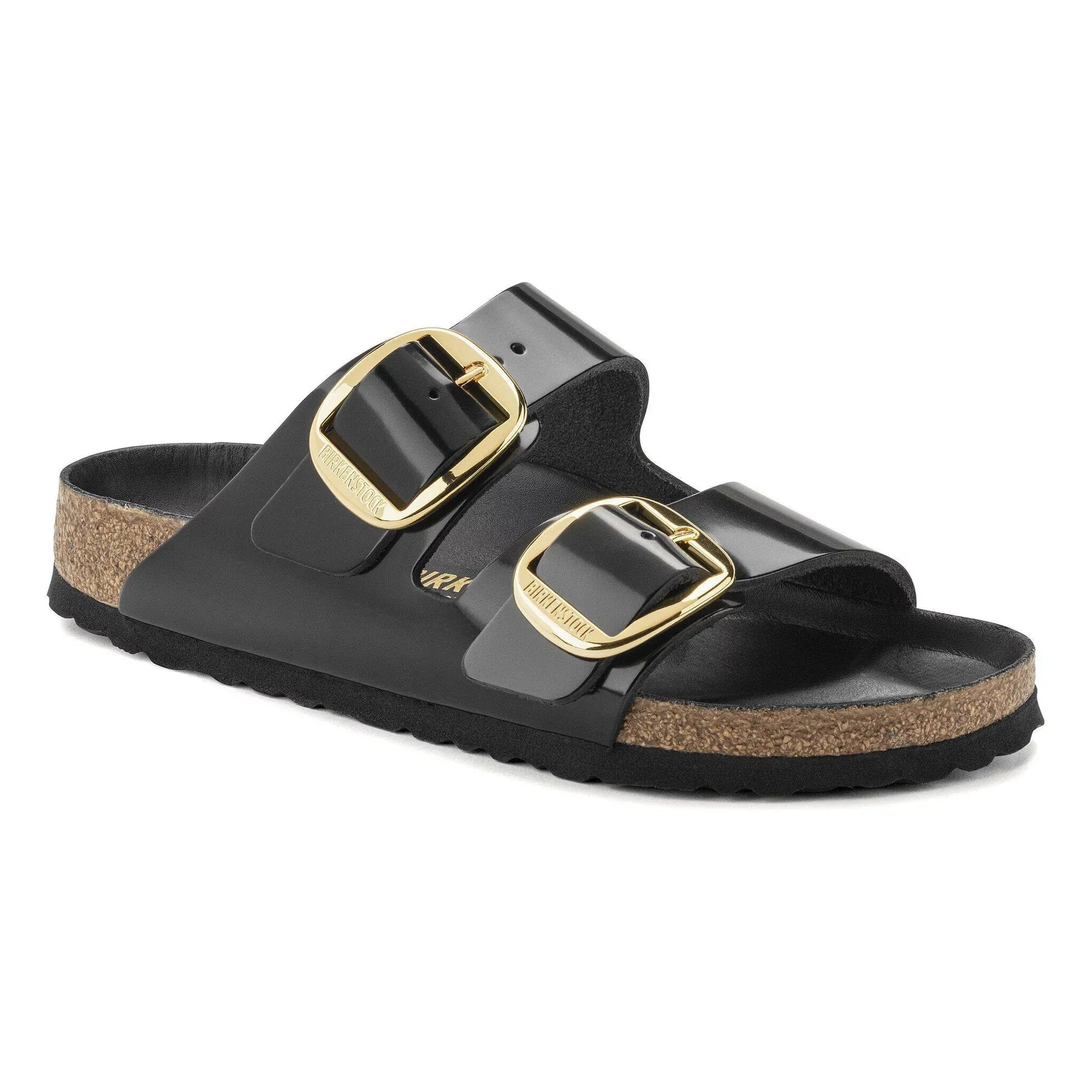 BIRKENSTOCK - Sandalias Arizona Big Buckle Charol | Negro